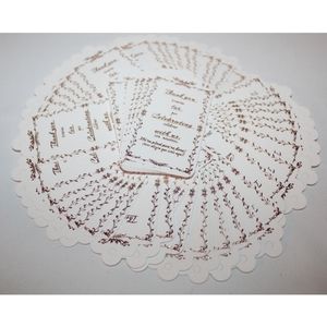 60 Pack Thank You For Celebrating With Us Cards